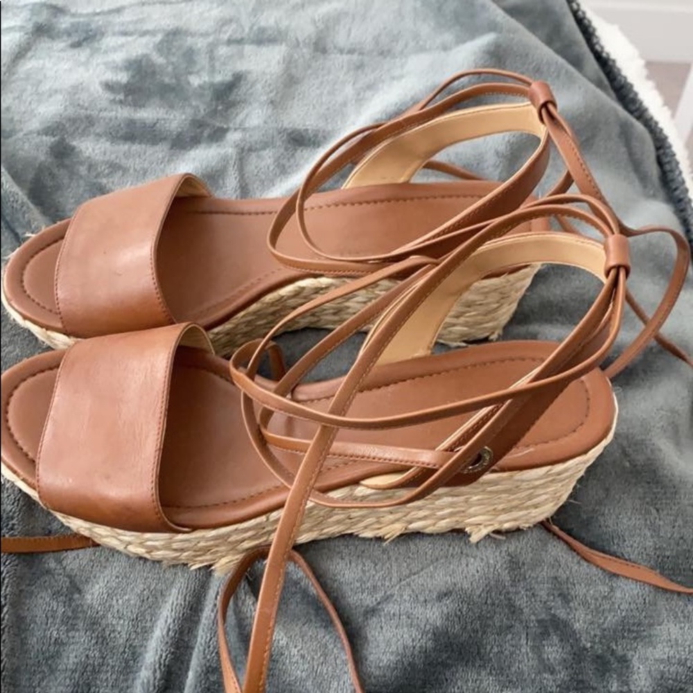 Michael Kors Lace Up Platform Sandal